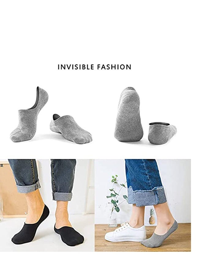 Women’s Low Cut Non Slip No Show Socks, Women's No Show Socks with Reinforced Toe Non Slip Thin Invisible Flat Boat Liner Low Cut Cotton (3 Pairs) - Image 5
